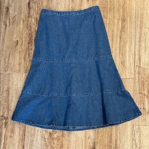 Vintage Denim Blue Women's Skirt